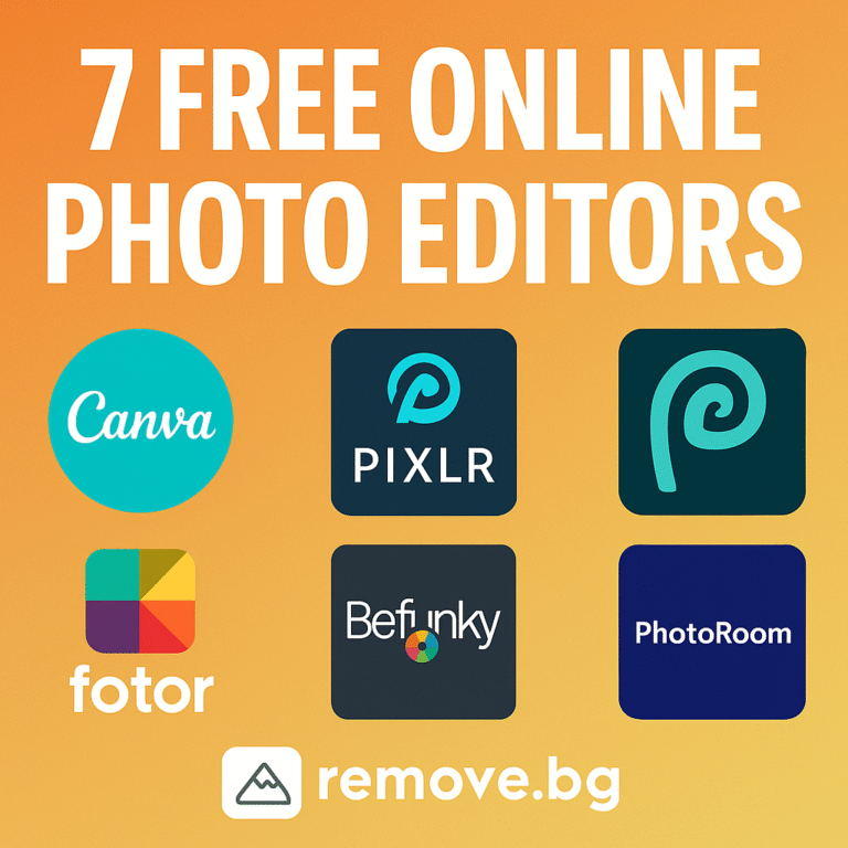 🎨 Top 7 Free Online Photo Editors You Can Use